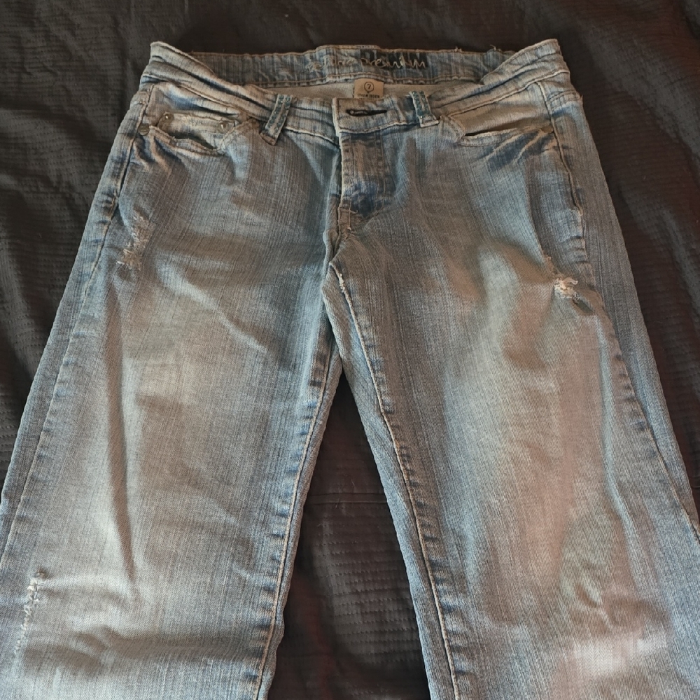 Refuge Light Blue Boot Cut Jeans